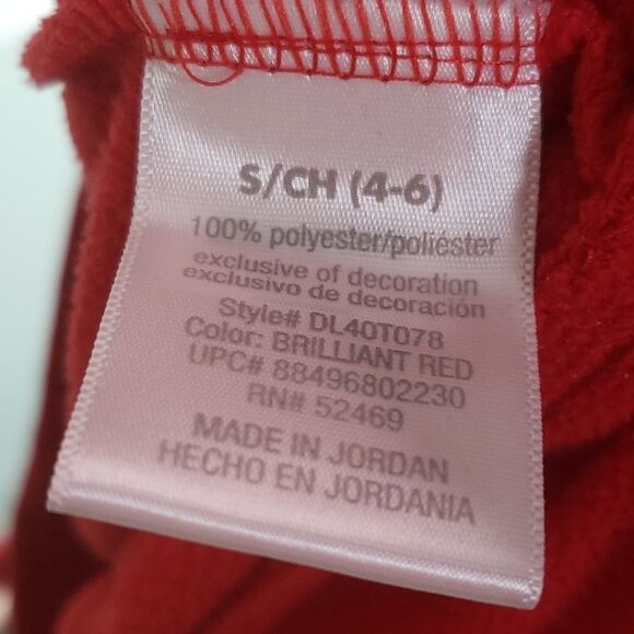 Danskin red fleece jacket size S - Picture 10 of 16